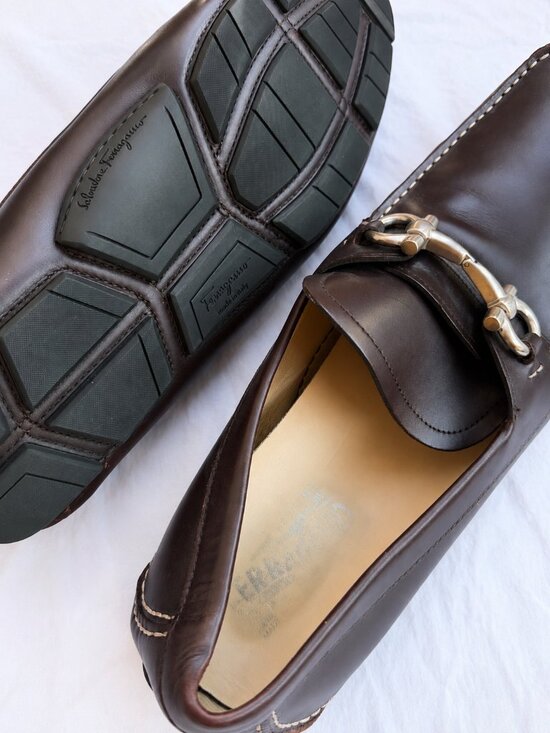 Salvatore Ferragamo Gancini Bit Driving Loafers main image 5